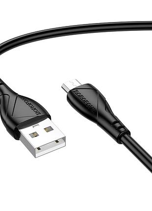 Кабель usb borofone bx121 micro 2.4a 5