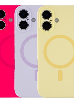 Чохол glow silicone case full camera with magsafe для iphone 17