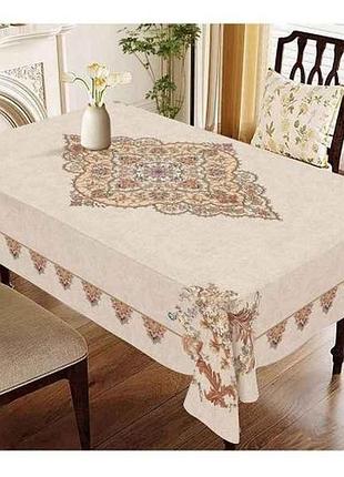 Скатертини в рулоні fiesta пвх на тканинній основі 5954-1.10 1.4*1.10м*20шт тм stenson