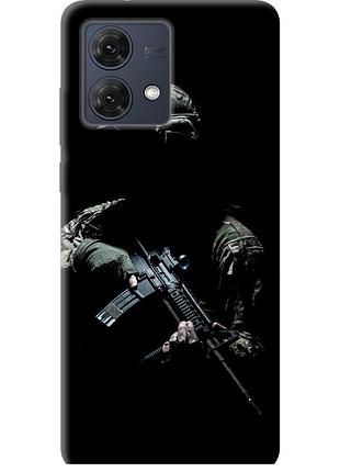 Чехол силиконовый патриотический на телефон motorola moto g84 защитник v3 "5226u-3344-58250"