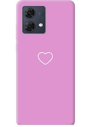 Чехол силиконовый на телефон motorola moto g84 сердце 2 "4863u-3344-58250"