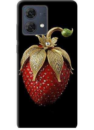 Чехол tpu на телефон motorola moto g84 клубника v3 "5638b-3344-58250"