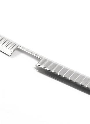 Накладка на задний порог omsaline нержавеющая сталь для volkswagen tiguan 2007-2016 хромированная защита ve-33