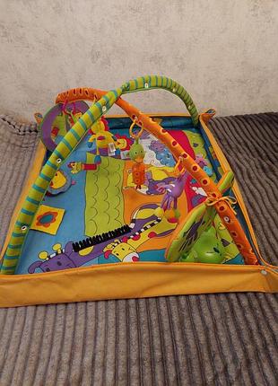 Розвиваючий килимок tiny love зоосад