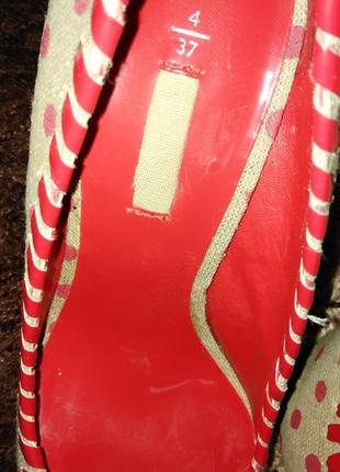 Нарядные красные фирменные туфли next3 фото