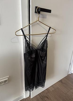 Нічна сорочка шовкова пенюар