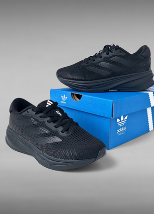 Женские - подростковые кроссовки adidas supernova rise core black/carbon (36р/37р/38р/39р/40р)