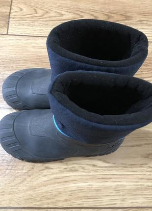 Резинові утеплені чобітки для хлопчика, розмір 30-31