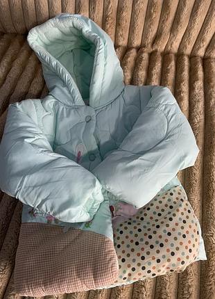 Утепленна курточка на дівчинку