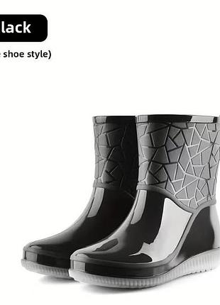 Женские резиновые сапоги 3 цвета