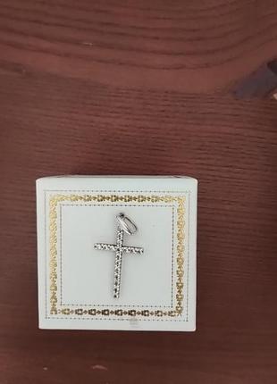 Крестик серебро