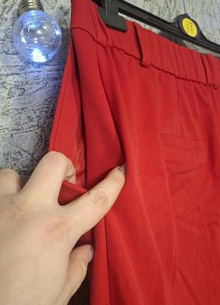 Брюки красные 5