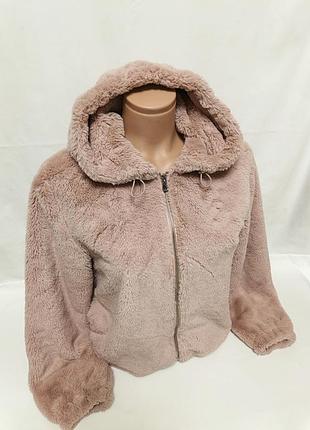 Шубка женская пудра