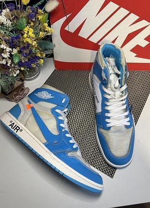 Кроссовки nike air jordan off white