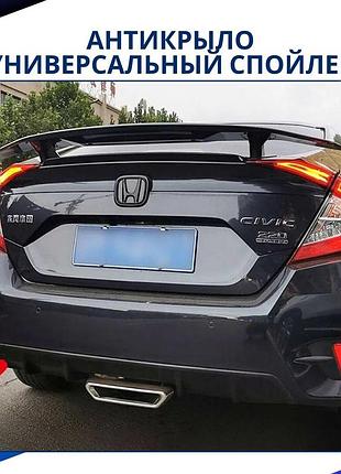 Антикрило універсальний спойлер peugeot 309 пежо для кришки багажника чорний глянець