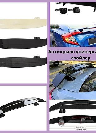 Антикрыло универсальный спойлер mazda familia van мазда фамилия для крышки багажника черный глянец