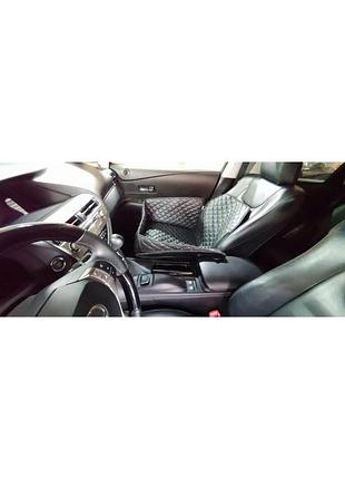 Автокресло автокорзинка чехол автогамак для перевозки собак в машине размер 45*43см эко кожа. синий