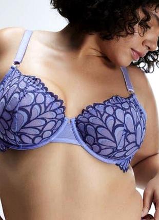 Бюстгальтер на кісточках бузковий/ фіолетовий