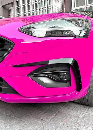 Губа бампера спідниця ford focus mk4 форд фокус st line 2019-2022 сплітер накладка на бампер склопластик