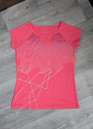 Ярко розовая беговая футболка женская футболка спорт ideology