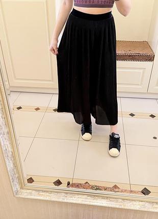 Штани плісеровані кюлоти