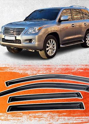 Дефлектори бічних вікон лексус лх 570 lexus lx 570 з 2007-2021 вітровики