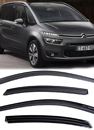 Дефлекторы боковых окон citroen c4 grand picasso ситроен гранд с4 пикассо 2013-2020 ветровики
