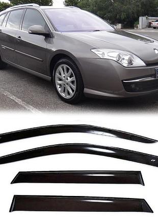 Дефлекторы боковых окон renault laguna iii grandtour рено лагуна универсал с 2007 ветровики