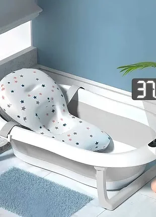 Детская ванна складная с подушкой, термометром hanert kinderbad