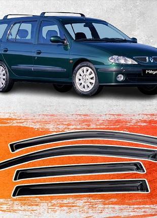 Дефлектори бокових вікон рено меган renault megane i wagon 5d 1995-2002 вітровики