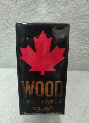Туалетна вода dsquared2 wood pour homme у форматі 100 мл.