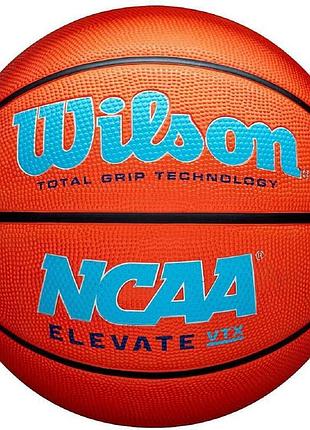 Мяч баскетбольный wilson ncaa elevate vtx bskt orange/blue size 7