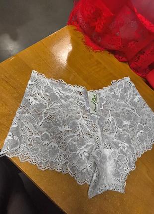 Трусы шорты кружевные