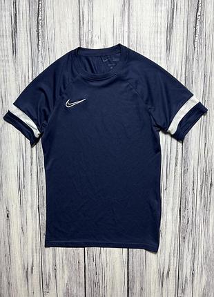 Nike футболка оригинал синяя s размер