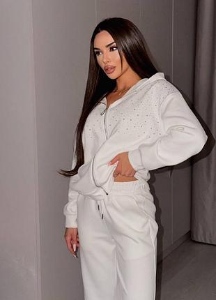 Жіночий спортивний трикотажний костюм двійка штани та кофта