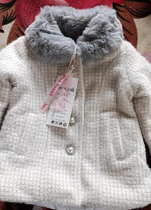 Набір шубка і плаття. шуба і сукня для дівчинки.