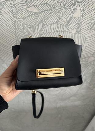 Сумочка zac posen leather crossbody mini