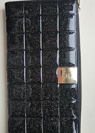 Клатч | черный лак | вечерняя сумка