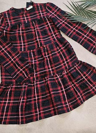 Платье на девочку в клетку