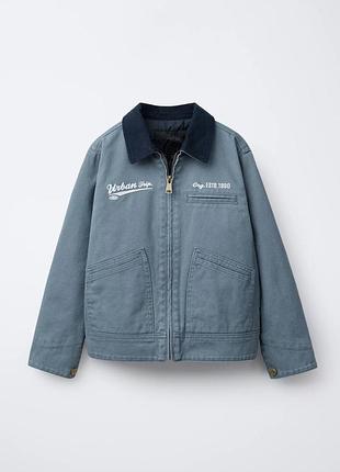 Куртка джинсовка zara для хлопця 11-12 років 152