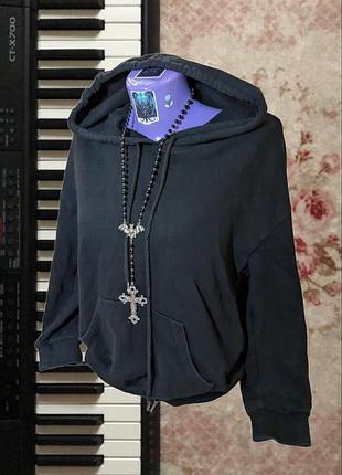Черный худи