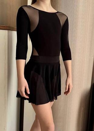 Купальник боди для танцев хореографии балета гимнастики 116-146см