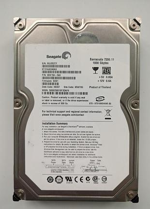 Жесткий диск seagate barracuda 7200.11 1tb 7200rpm 32mb st31000340as 3.5 sata ii