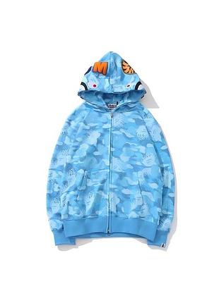 Зіп -худі bape camo blue