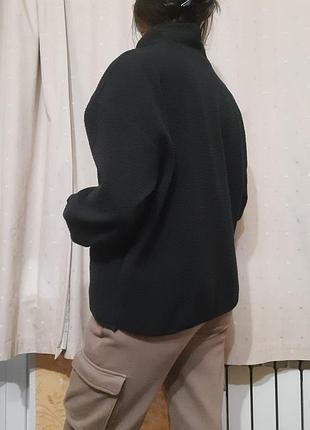 Кофта флисовая свитшот оверсайз 4