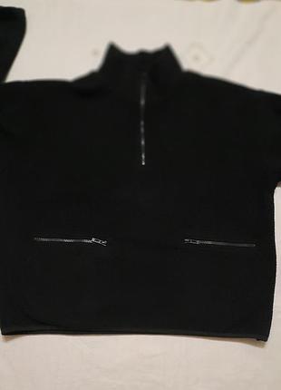 Кофта флисовая свитшот оверсайз 6