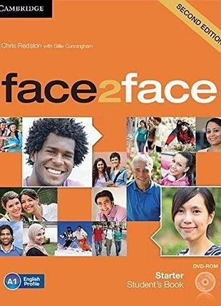 Учебник английского языка face2face second edition starter student's book with dvd-rom