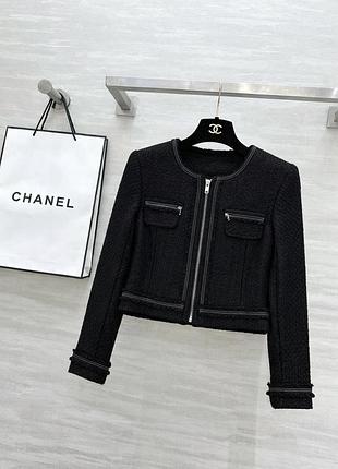 Твідовий чорний піджак / куртка