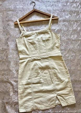 Сукня лимонного кольору