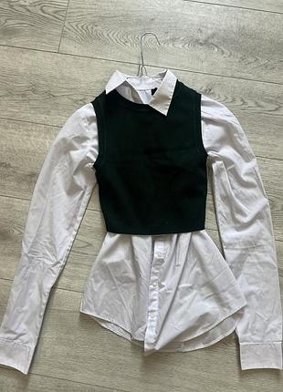 Сорочка і безрукавка zara